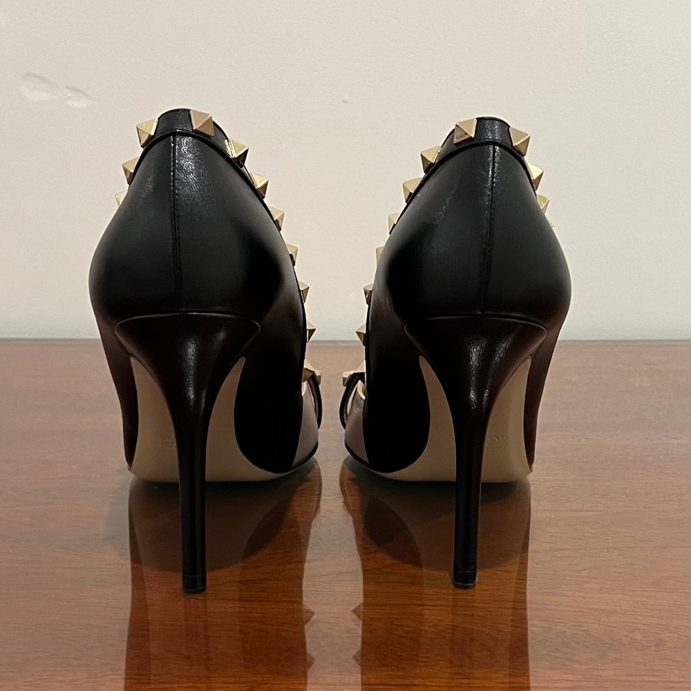NIB Valentino Garavani Rockstud Leather d'Orsay Pumps - Picture 8 of 11